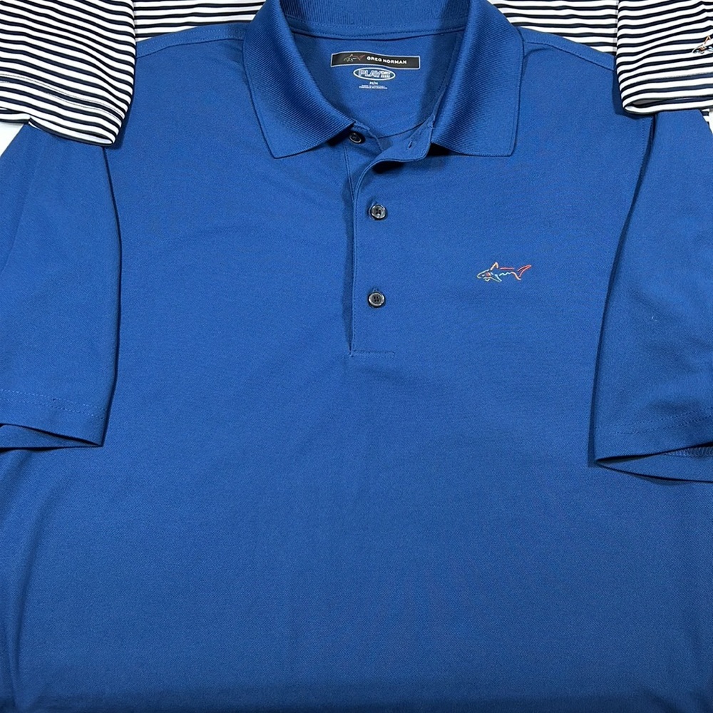 Greg Norman Play Dry Mens Set of Two Golf Shirts Size M - Picture 2 of 6
